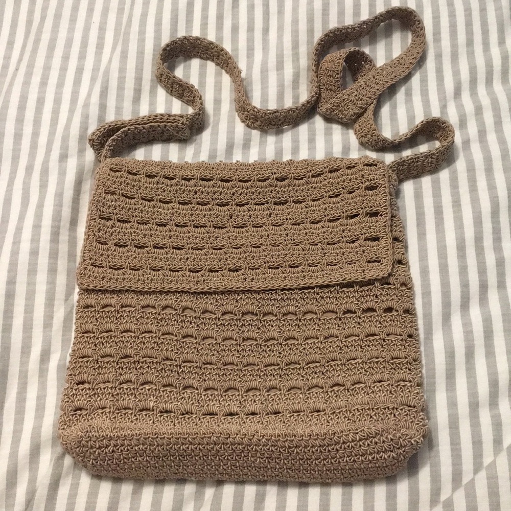 Kathy Ireland Crochet cross body bag
